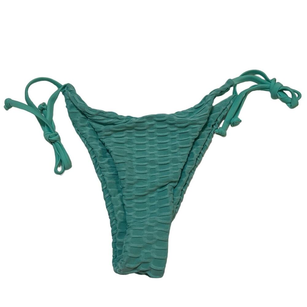 ZAFUL Cutout Bikini Set with Adjustable Straps Honeycomb Green NWT Size 4 - Picture 8 of 12